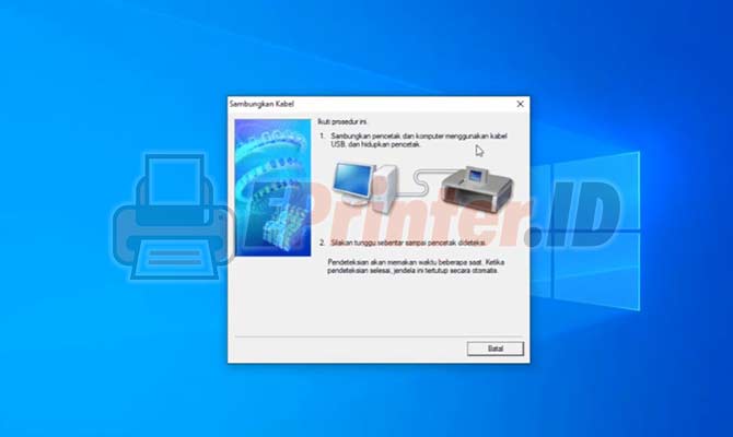 3. Hubungkan Printer Scanner Canon MP280