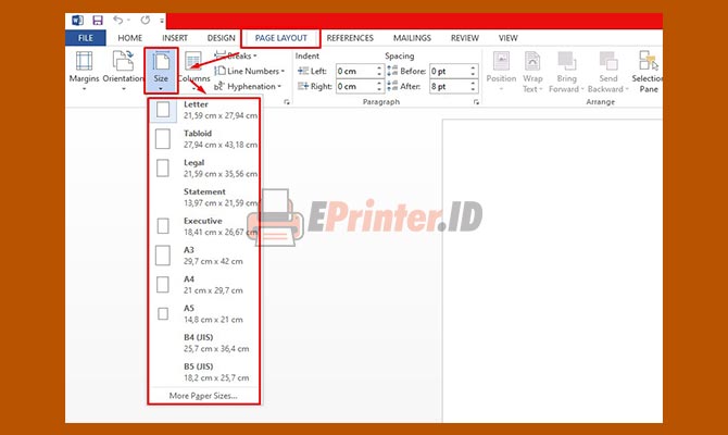 Atur Ukuran Kertas di Word Agar Hasil Print Sesuai