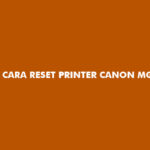 Cara Reset Printer Canon MG2570S