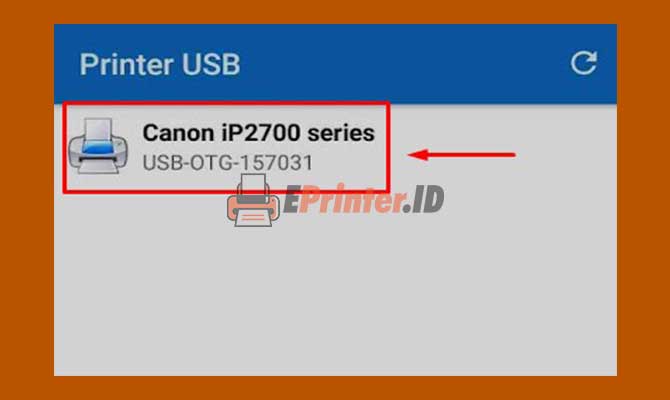 Pilih Printer Canon iP2770