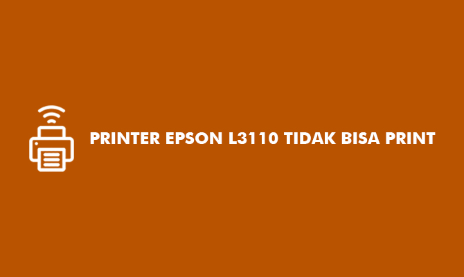 Printer Epson L3110 Tidak Bisa Print