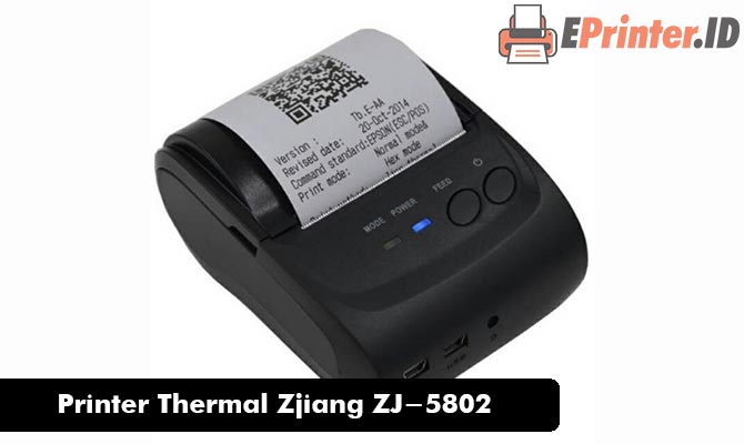Printer Thermal Zjiang ZJ 5802 Untuk Cetak Resi