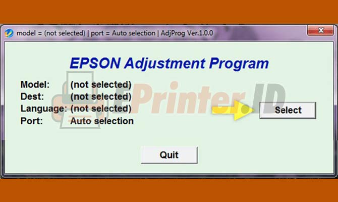 1. Buka Epson Adjustment Untuk Cara Reset Printer Epson L360