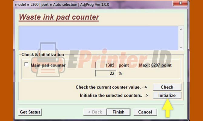 6. Cara Reset Printer Epson L360 Selesai