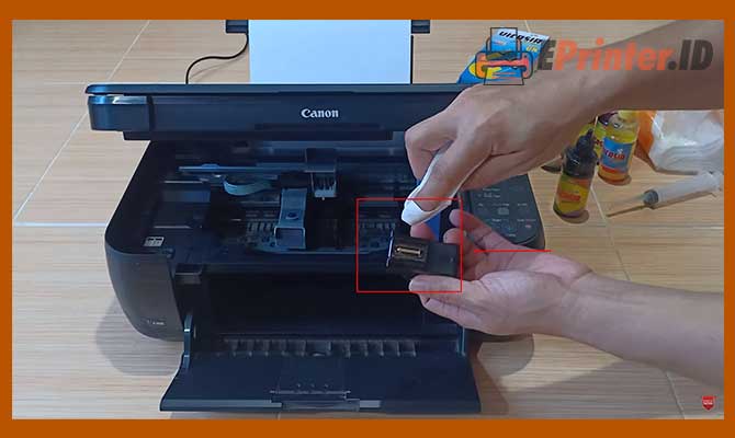 Bersihkan Cartridge Warna Printer Canon