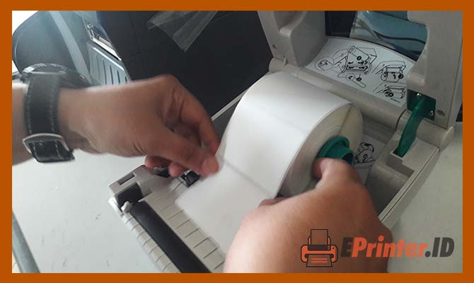 Masukkan Label di Xprinter