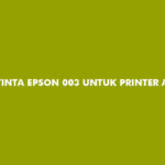 Tinta Epson 003 Untuk Printer Apa Saja