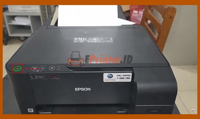 Hidupkan Printer Epson L3110