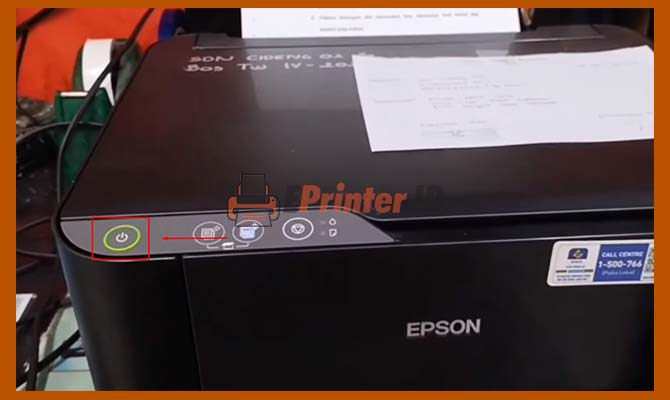 Hidupkan Printer Epson L3210