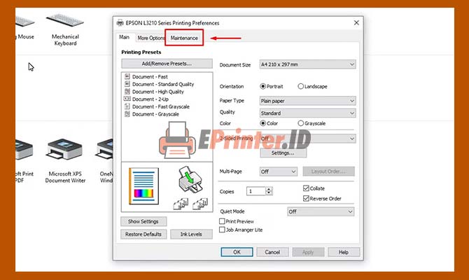 Ketuk Tab Maintenance