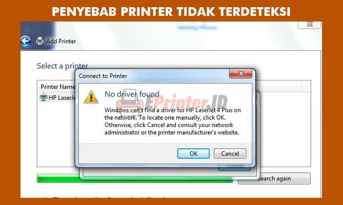 Penyebab Printer Tidak Terdeteksi