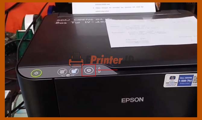 Tekan Tombol Printer