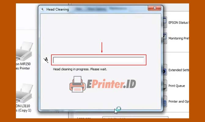 Tunggu Proses Cleaning Epson L3210