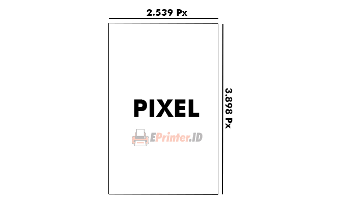 Ukuran F4 di Printer Dalam Satuan Pixel