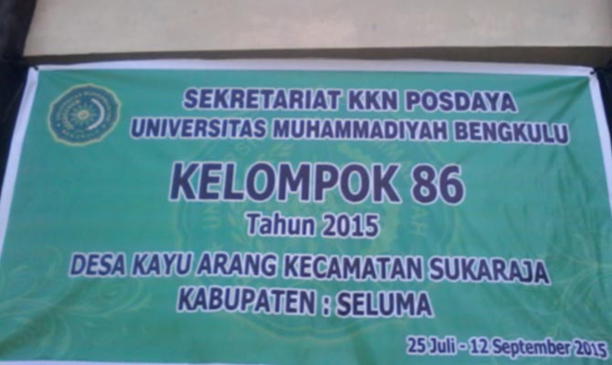 1. Banner Posko KKN 4