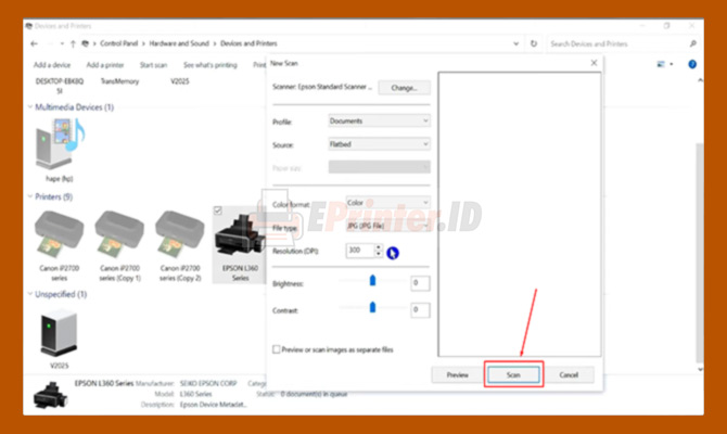 10. Mulai Cara Scan Epson L360