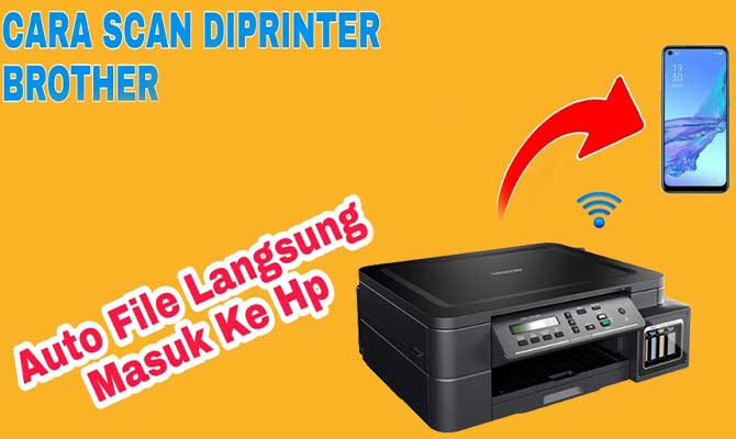 Cara Scan Printer Brother DCP T720DW Dari HP
