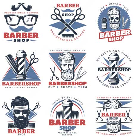 Contoh Logo Barbershop