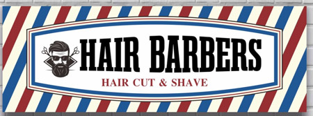Jenis Font Banner Barbershop