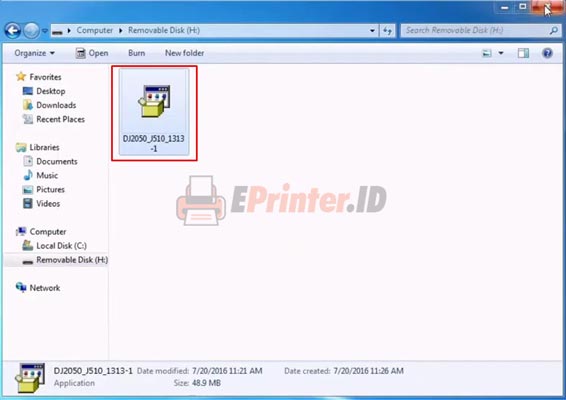 download software printer HP deskjet 2050 j510 series