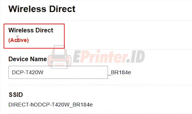 Berhasil Setting Wifi Printer Brother DCP T420W