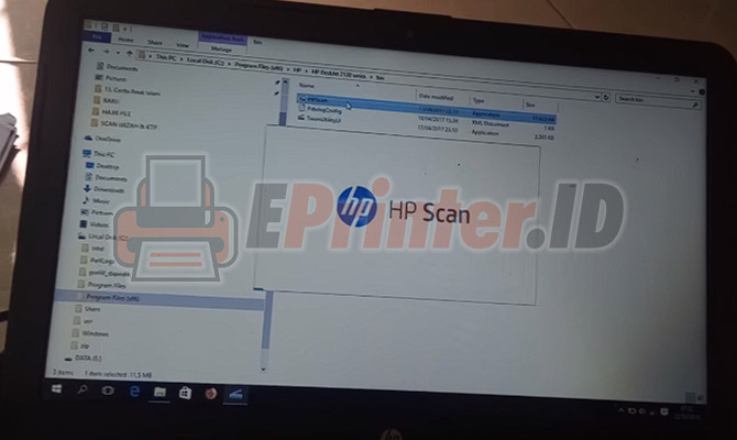 Buka Aplikasi HP Scan Untuk Cara Scan di Printer HP Deskjet 2135