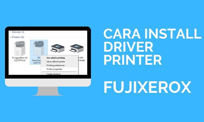 Cara Install Driver Printer Fuji Xerox