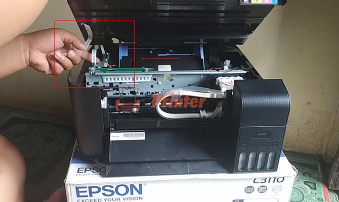 Lepas Penutup Printer Epson L3110